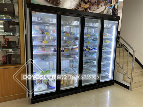 广东省广州市越秀区达道路商超冷柜-立式冷冻柜案例