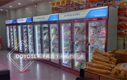 广东省广州市增城市朱村生鲜超市-商超冷柜案例