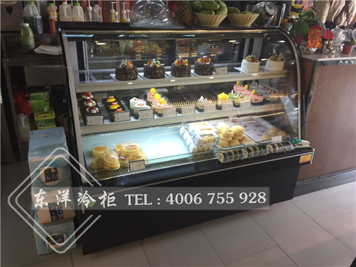 深圳法爵音樂面包店蛋糕展示柜/中島蛋糕柜工程案例